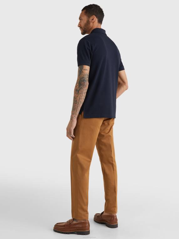 פולו כותנה אורגנית גמישה משנת 1985 NX201097 שמיים מדבריים Tommy Hilfiger