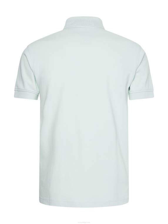 פולו כותנה אורגנית גמישה משנת 1985 NX201108 תמצית מנטה Tommy Hilfiger