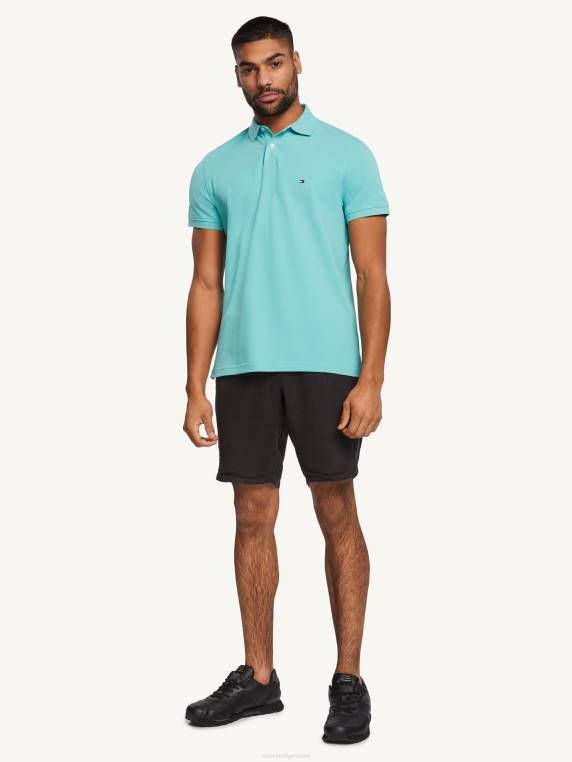 פולו רגיל 1985 NX201140 בריאנט ירוק Tommy Hilfiger