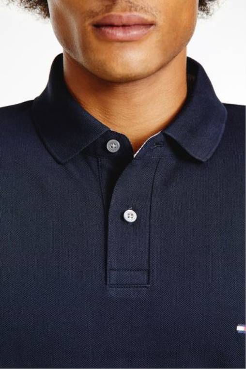 חולצת פולו עם שרוולים ארוכים משנת 1985 NX203255 כְּחוֹל Tommy Hilfiger