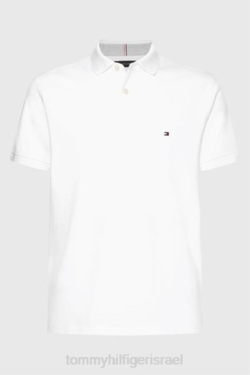 חולצת פולו רגילה משנת 1985 NX203501 לבן Tommy Hilfiger