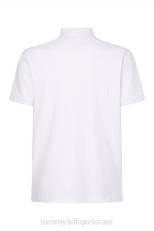 חולצת פולו רגילה משנת 1985 NX203501 לבן Tommy Hilfiger