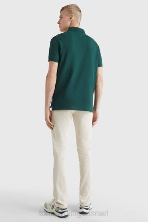 חולצת פולו רגילה משנת 1985 NX203510 ירוק Tommy Hilfiger