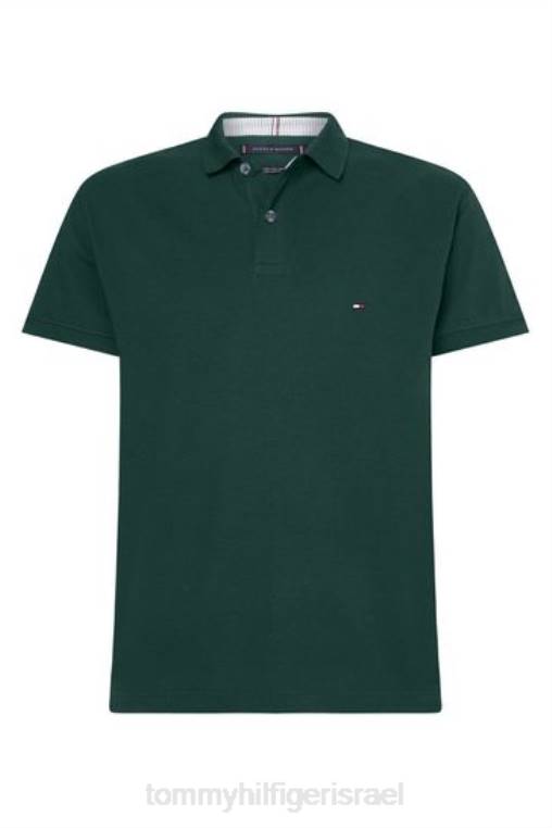 חולצת פולו רגילה משנת 1985 NX203510 ירוק Tommy Hilfiger