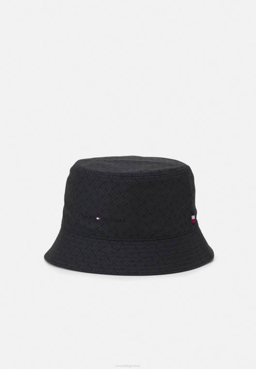 כובע יוניסקס עם דלי עסקים 1985 NX206087 שָׁחוֹר Tommy Hilfiger