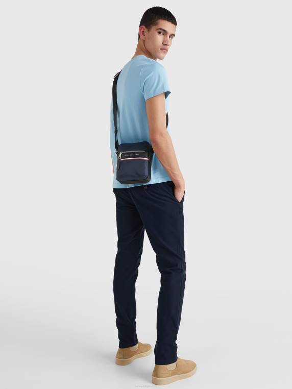 תיק כתב קטן עם לוגו 1985 NX20919 שמיים מדבריים Tommy Hilfiger