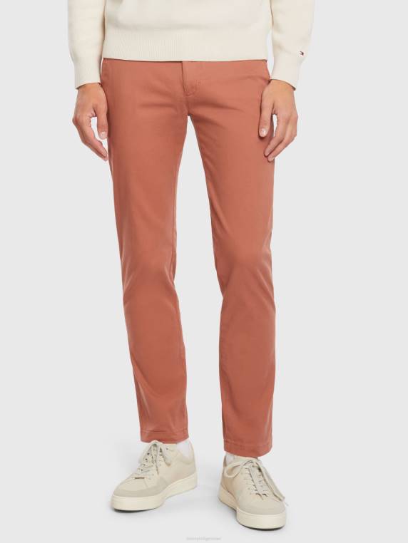 1985 חיוני bleecker slim fit chinos NX201027 אדום כהה Tommy Hilfiger