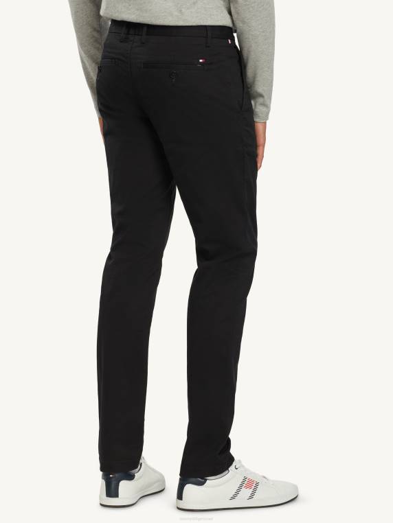 1985 bleecker slim flex chinos NX201051 שָׁחוֹר Tommy Hilfiger