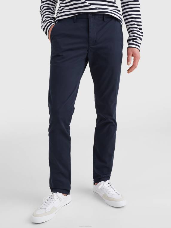 1985 bleecker slim th flex chinos NX201046 שמיים מדבריים Tommy Hilfiger