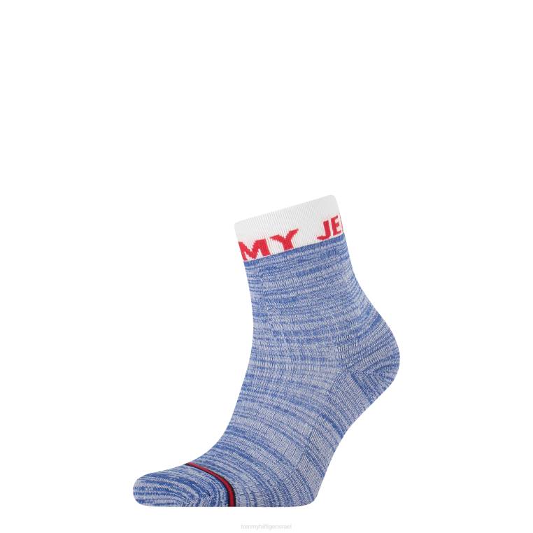 1 חבילה uni tj גרביים מפריעים קצרים NX20578 טומי מקורי Tommy Hilfiger