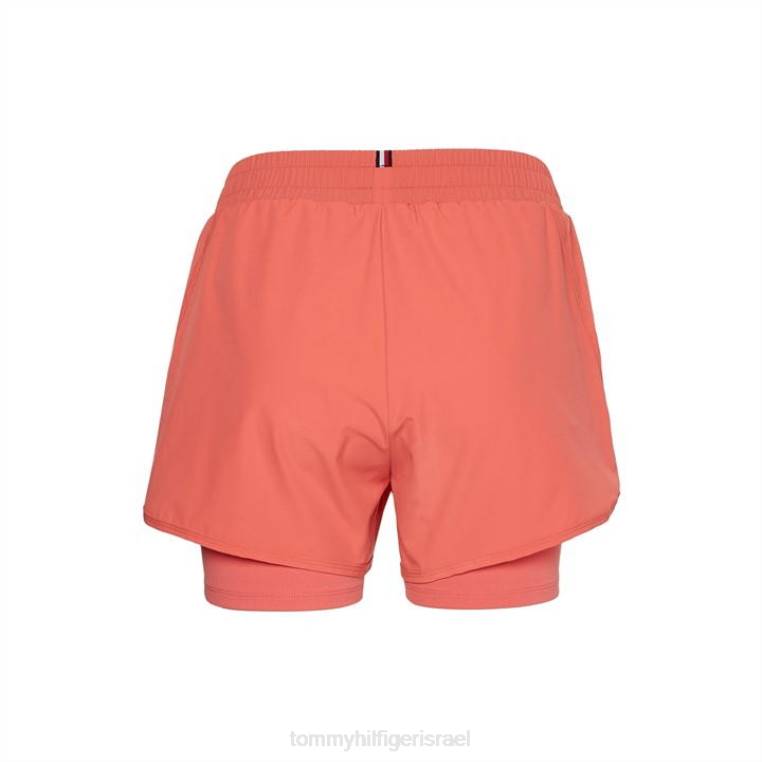 מכנסיים קצרים 2 ב-1 NX2020447 אלמוג קריסטל Tommy Hilfiger