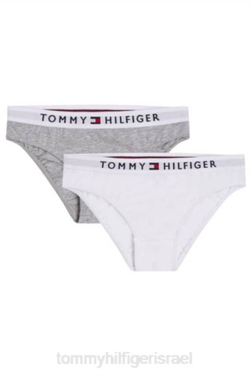 תחתוני ביקיני 2 מארז NX203281 אפור Tommy Hilfiger