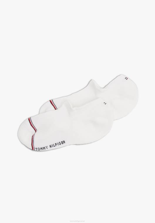 גרבי מאמן 2 מארז אייקוני לגברים NX205745 לבן Tommy Hilfiger