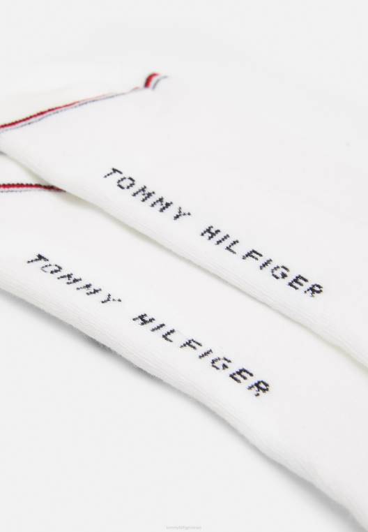 גרביים איקוניות לגברים עם רבע 2 מארז NX206760 לבן Tommy Hilfiger