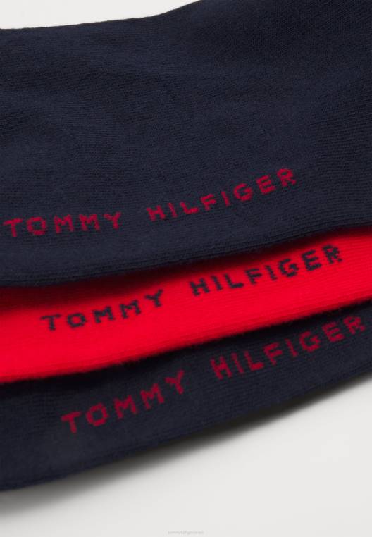 נעלי ספורט נשים 2 חבילות גרביים NX206772 טומי אדום Tommy Hilfiger