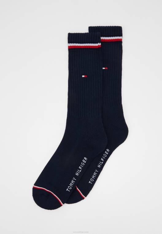 גרבי גברים איקוניות 2 חבילות NX206778 צי כהה Tommy Hilfiger