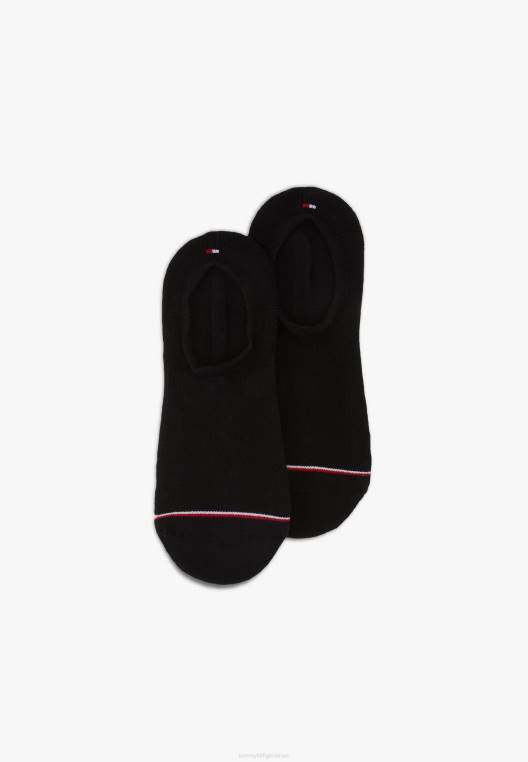 גרבי מאמן 2 מארז אייקוני לגברים NX206782 שָׁחוֹר Tommy Hilfiger