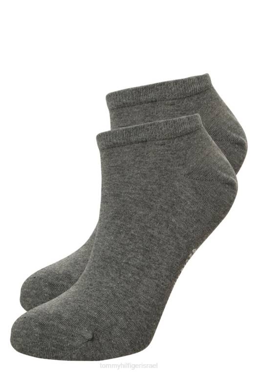 נעלי ספורט נשים 2 חבילות גרביים NX206899 מלאנג' אפור בינוני Tommy Hilfiger