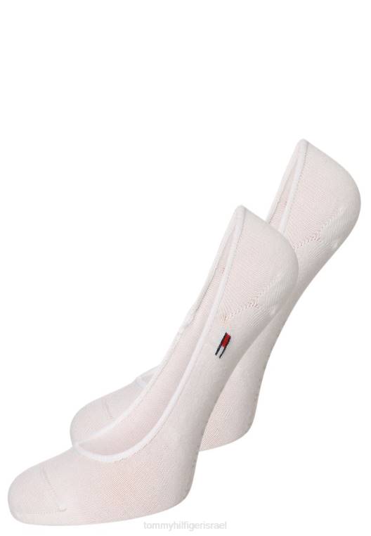 2 חבילות גרבי מאמן NX206917 לבן Tommy Hilfiger
