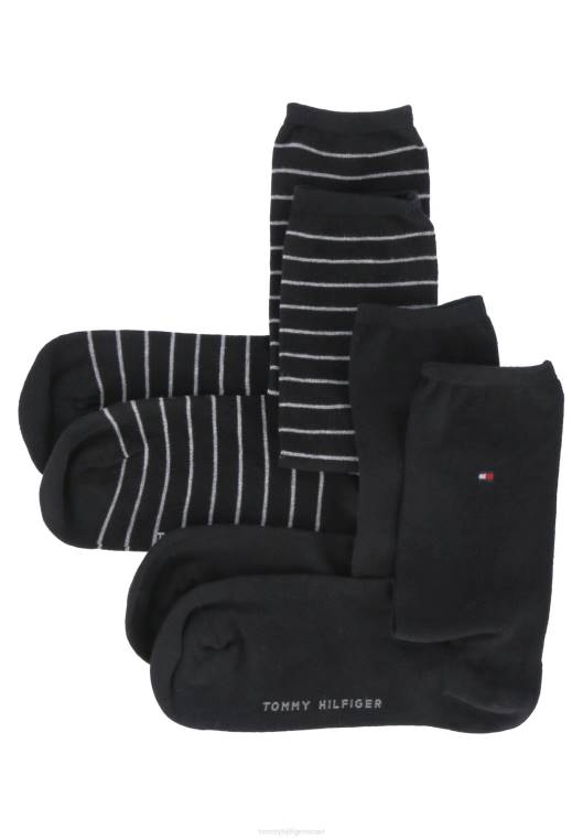 כיס של 2 גרביים NX206949 שווארץ ווי Tommy Hilfiger