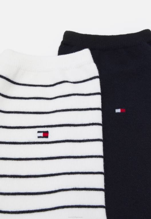 גרב פס קטן 2 חבילות גרביים NX206952 צבע קרם Tommy Hilfiger