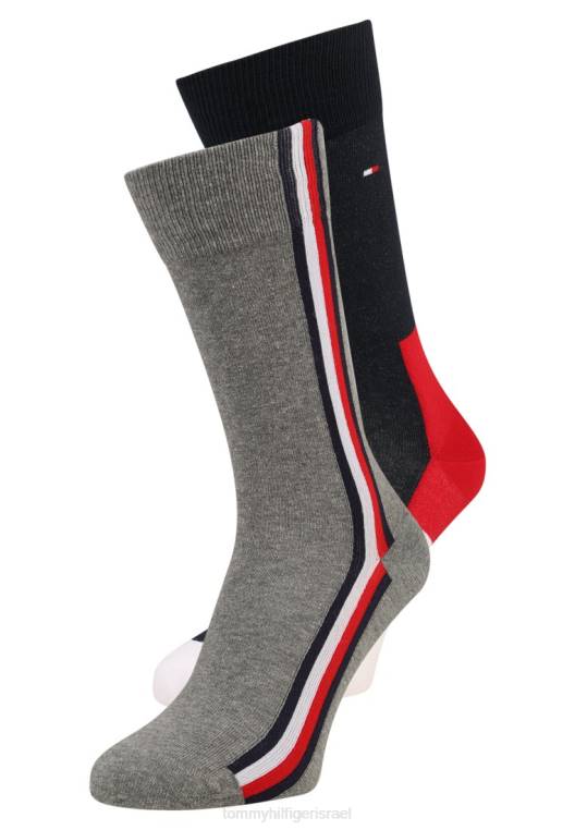 גרביים איקוניות נסתרות מארז 2 NX206989 טומי מקורי Tommy Hilfiger
