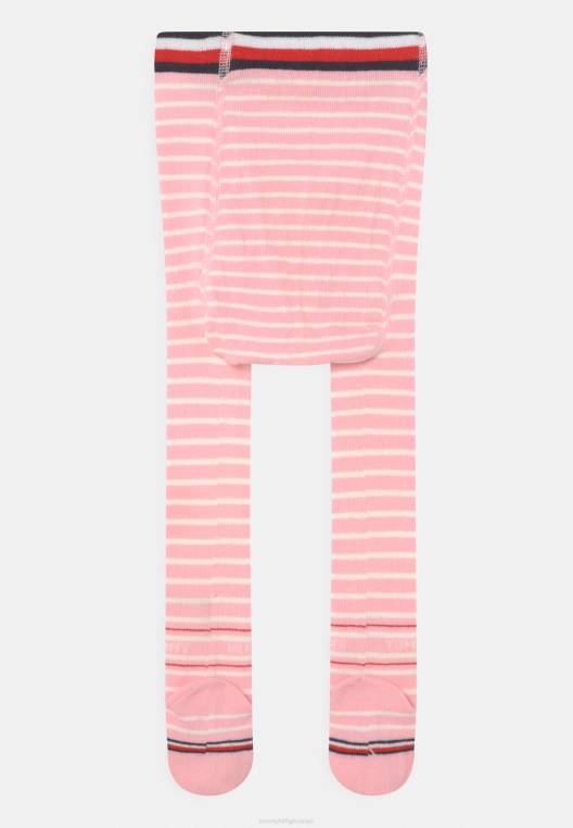 טייץ ברטון סטריפ צמוד לתינוק 2 חבילות NX207170 וָרוֹד Tommy Hilfiger