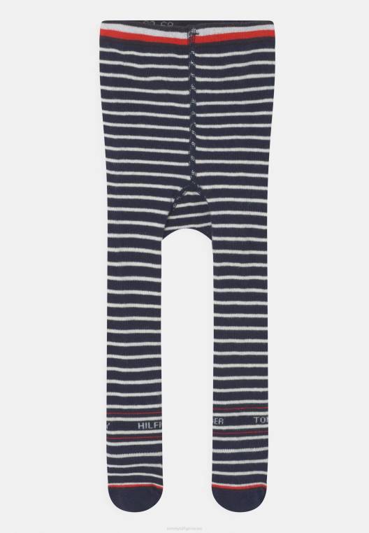 טייץ ברטון סטריפ צמוד לתינוק 2 חבילות NX207170 וָרוֹד Tommy Hilfiger