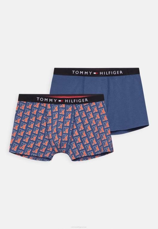 מטען 2 מארז בוקסר קצר NX207171 נטוי/בנזין כחול Tommy Hilfiger