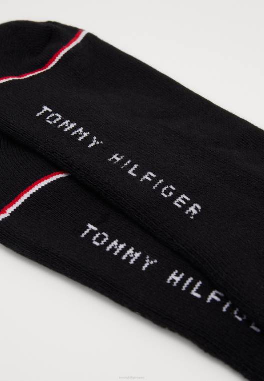 גרבי גברים איקוניות 2 חבילות NX207187 שָׁחוֹר Tommy Hilfiger