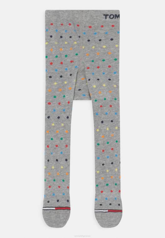 טייץ בייבי דוט 2 מארז NX208907 לבן/רב צבעים Tommy Hilfiger