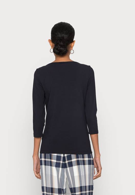 סירה 3/4 שרוול עליון עם שרוולים ארוכים NX203857 שמיים מדבריים Tommy Hilfiger