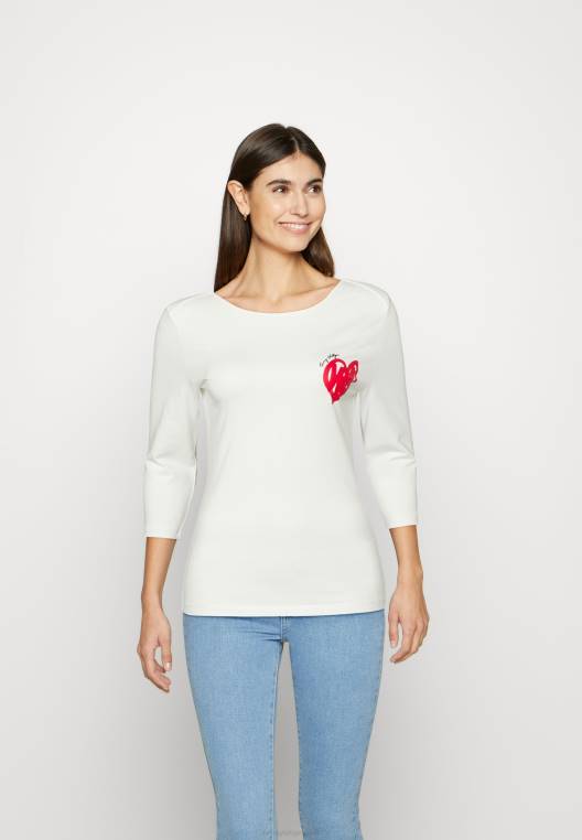 חולצה צבועה עם שרוולים ארוכים 3/4 NX207580 אקרו Tommy Hilfiger