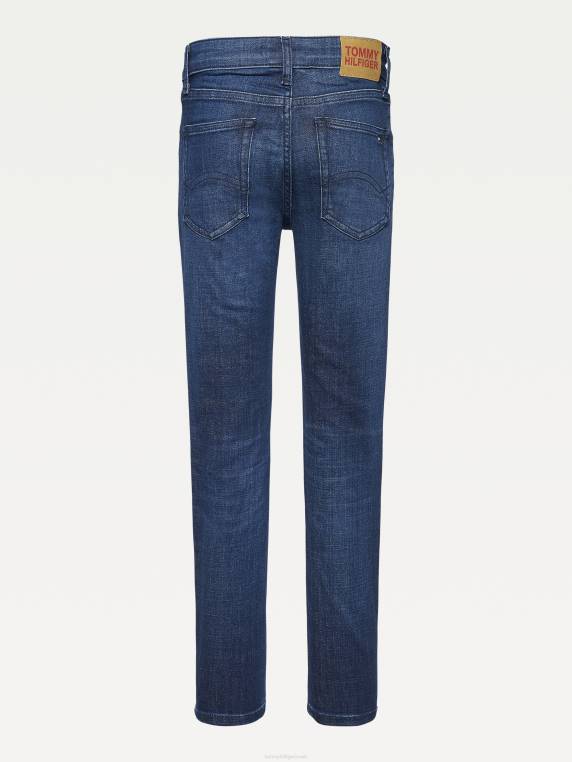ג'ינס דהוי דל בנים 3-7 סקנטון NX20130 darkusedcomf Tommy Hilfiger