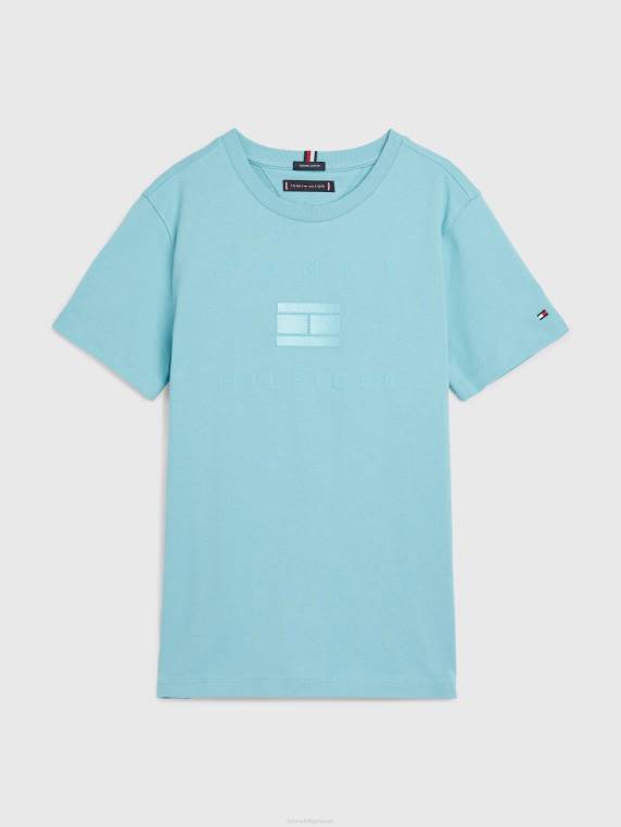 חולצת לוגו לבנים 3-7 NX20312 סֵמֶל Tommy Hilfiger