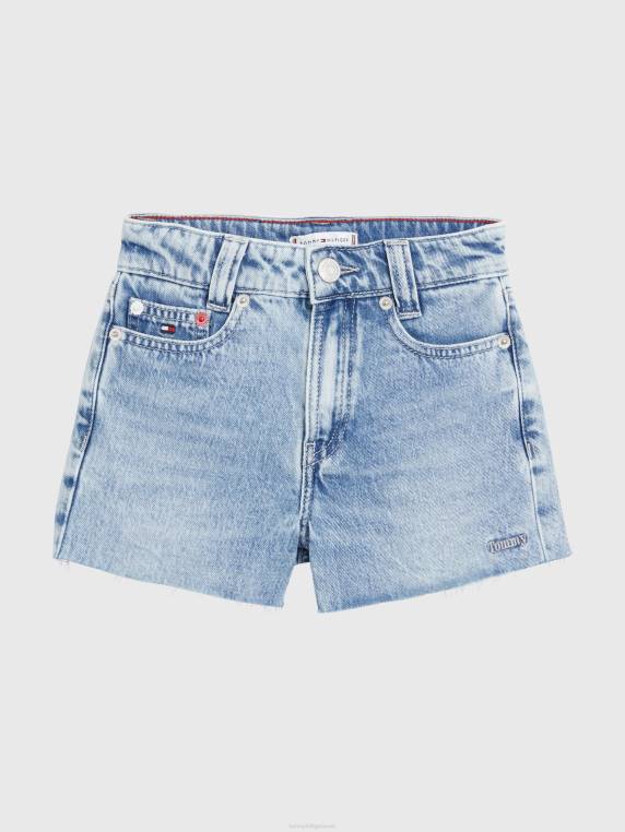 בנות 3-7 חברה דהויות מכנסי ג'ינס רכים NX20381 softlyocelrig Tommy Hilfiger