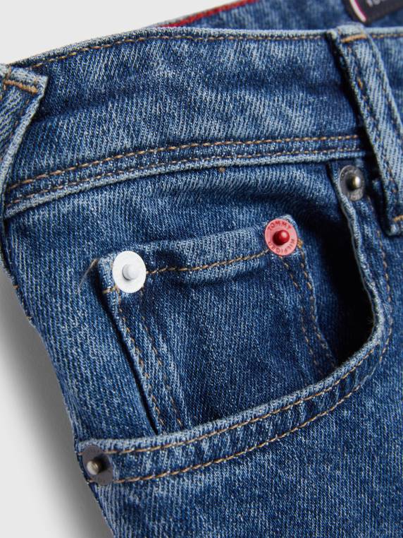 בנים 3-7 ג'ינס קנבוס מכותנה סקנטון NX2093 hempclean Tommy Hilfiger