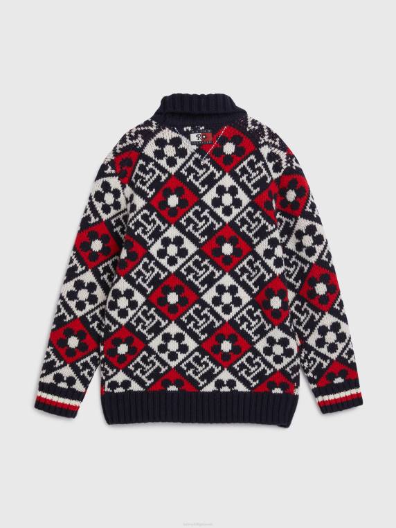 מגשר מונוגרמה דו מגדרית לילדים בני 3-7 x ריצ'רד קווין NX20251 שמיים מדבריים Tommy Hilfiger