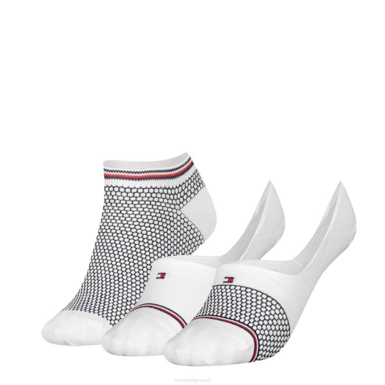 מארז מתנה 3 חבילות צללית מעורבת NX201915 לבן Tommy Hilfiger