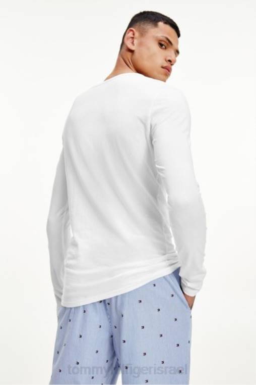 פרימיום חיוניים חולצות שרוולים ארוכים 3 חבילות NX203565 שחור/לבן/אפור Tommy Hilfiger