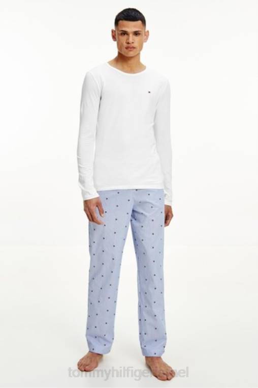 פרימיום חיוניים חולצות שרוולים ארוכים 3 חבילות NX203565 שחור/לבן/אפור Tommy Hilfiger