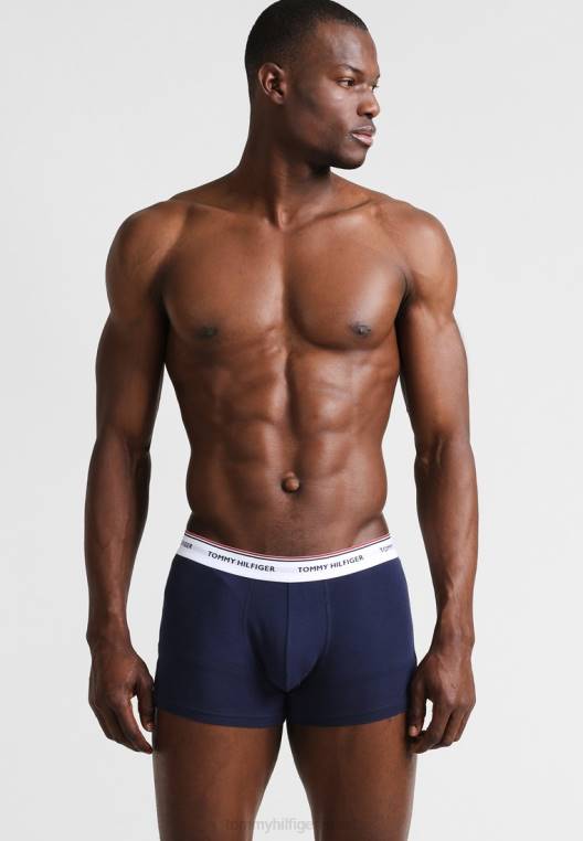 מכנסי פרימיום חיוניים 3 חבילות NX204092 כחול כהה Tommy Hilfiger