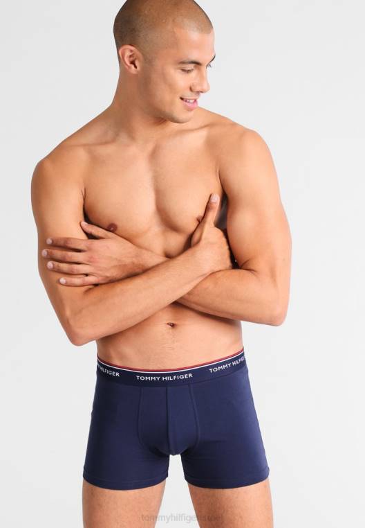 מכנסי פרימיום חיוניים 3 חבילות NX204140 לבן Tommy Hilfiger