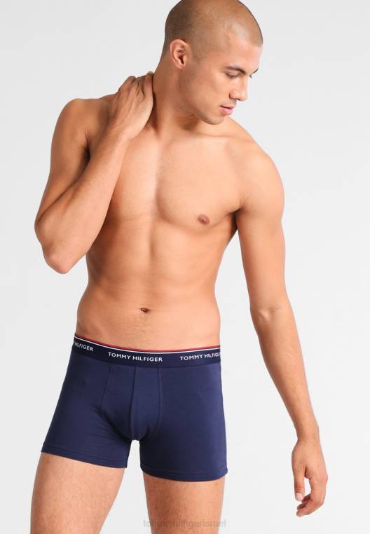 מכנסי פרימיום חיוניים 3 חבילות NX204140 לבן Tommy Hilfiger