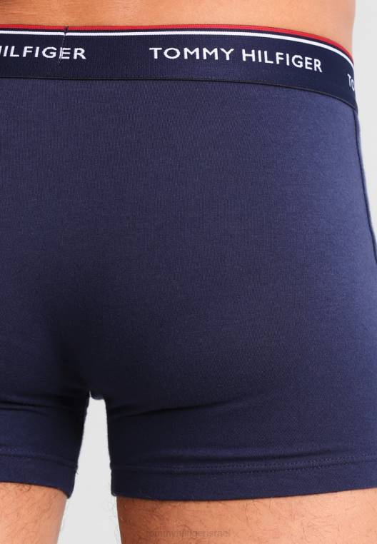 מכנסי פרימיום חיוניים 3 חבילות NX204140 לבן Tommy Hilfiger