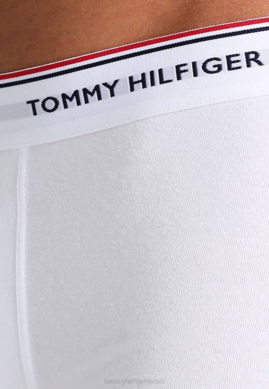 מכנסי פרימיום חיוניים 3 חבילות NX204147 לבן Tommy Hilfiger