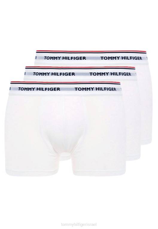 מכנסי פרימיום חיוניים 3 חבילות NX204147 לבן Tommy Hilfiger