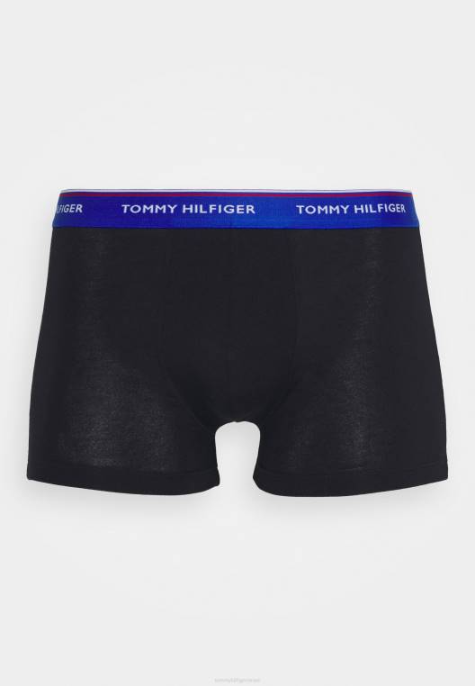 מכנסי פרימיום חיוניים 3 מארז NX206822 כחול חשמלי / תת ירח / כחול ירח Tommy Hilfiger