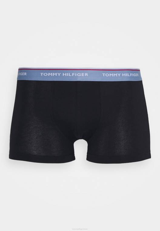 מכנסי פרימיום חיוניים 3 מארז NX206822 כחול חשמלי / תת ירח / כחול ירח Tommy Hilfiger