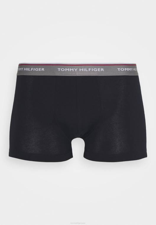 מכנסי פרימיום חיוניים 3 מארז NX206822 כחול חשמלי / תת ירח / כחול ירח Tommy Hilfiger